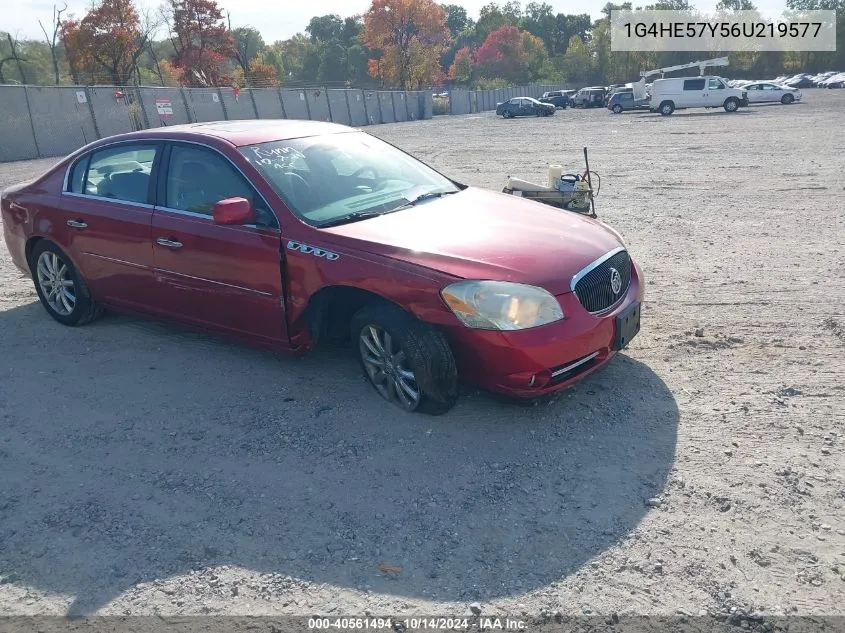 2006 Buick Lucerne Cxs VIN: 1G4HE57Y56U219577 Lot: 40561494