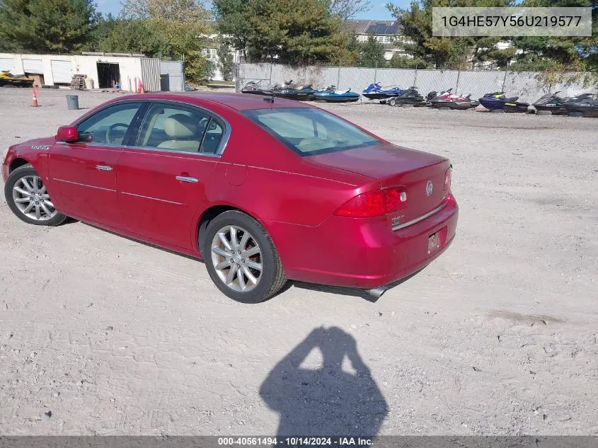 2006 Buick Lucerne Cxs VIN: 1G4HE57Y56U219577 Lot: 40561494