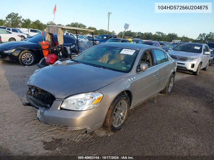 2006 Buick Lucerne Cxl VIN: 1G4HD57266U204875 Lot: 40603104