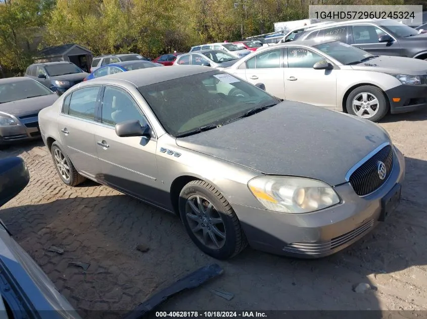 2006 Buick Lucerne Cxl VIN: 1G4HD57296U245324 Lot: 40628178