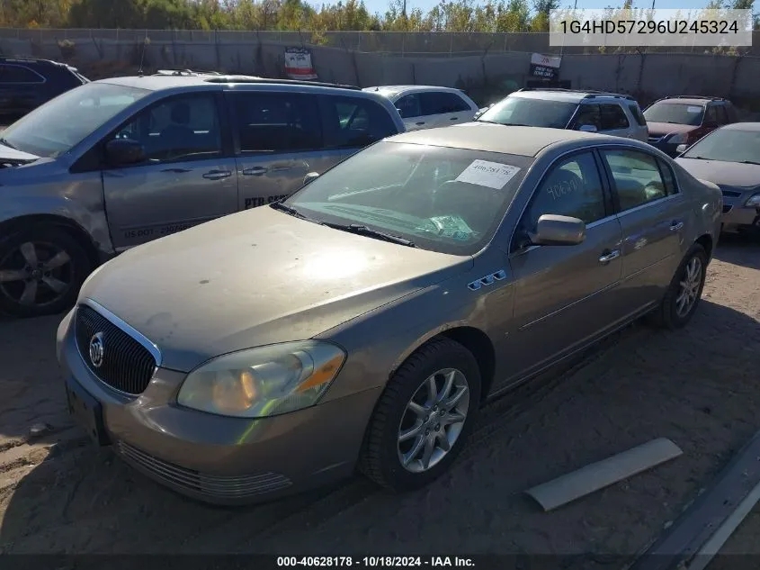 2006 Buick Lucerne Cxl VIN: 1G4HD57296U245324 Lot: 40628178