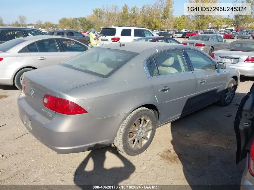 2006 Buick Lucerne Cxl VIN: 1G4HD57296U245324 Lot: 40628178