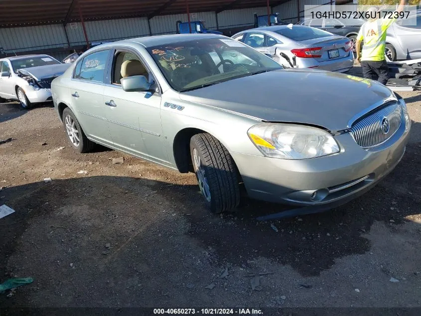 2006 Buick Lucerne Cxl VIN: 1G4HD572X6U172397 Lot: 40650273