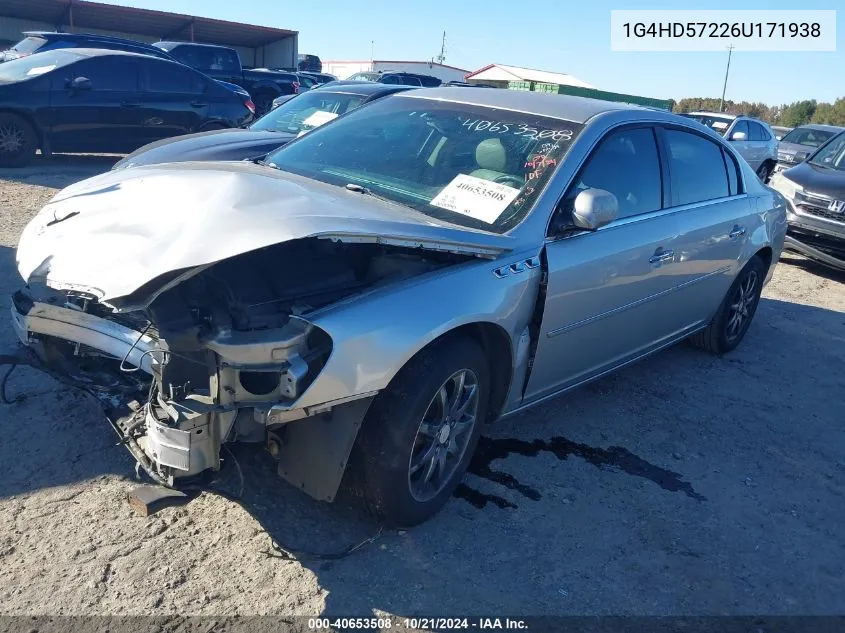 2006 Buick Lucerne Cxl VIN: 1G4HD57226U171938 Lot: 40653508