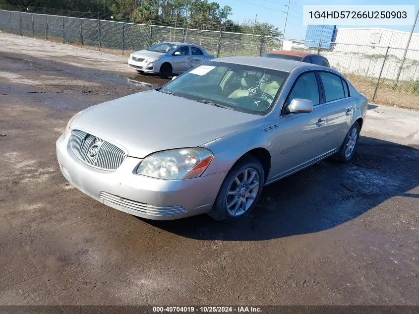 2006 Buick Lucerne Cxl VIN: 1G4HD57266U250903 Lot: 40704019