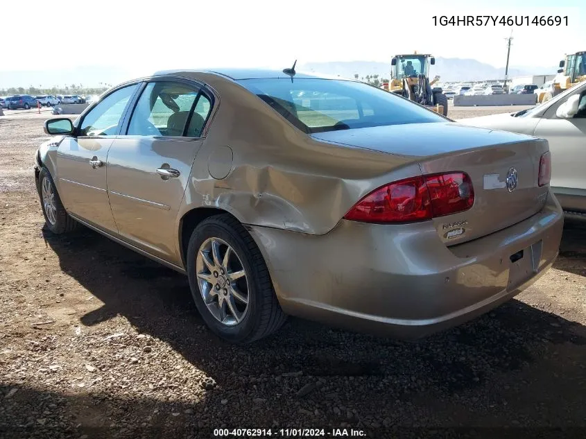 2006 Buick Lucerne Cxl VIN: 1G4HR57Y46U146691 Lot: 40762914