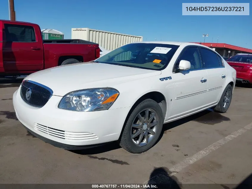 2006 Buick Lucerne Cxl VIN: 1G4HD57236U237221 Lot: 40767757