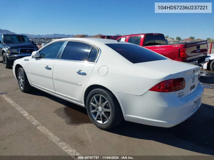 2006 Buick Lucerne Cxl VIN: 1G4HD57236U237221 Lot: 40767757