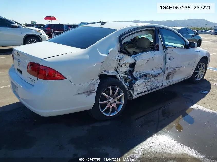 2006 Buick Lucerne Cxl VIN: 1G4HD57236U237221 Lot: 40767757