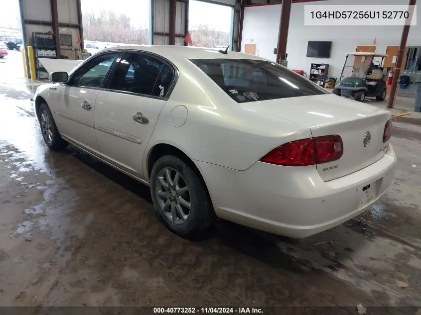 2006 Buick Lucerne Cxl VIN: 1G4HD57256U152770 Lot: 40773252