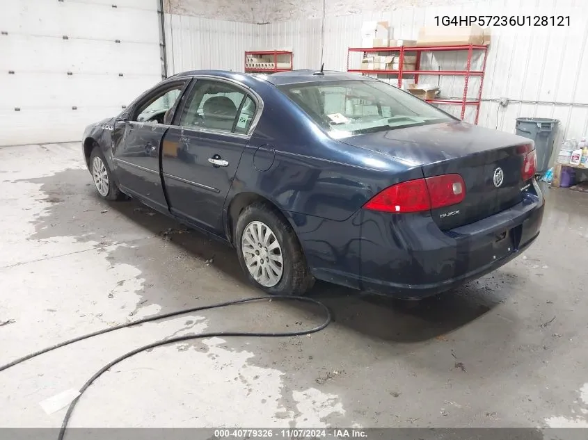 2006 Buick Lucerne Cx VIN: 1G4HP57236U128121 Lot: 40779326