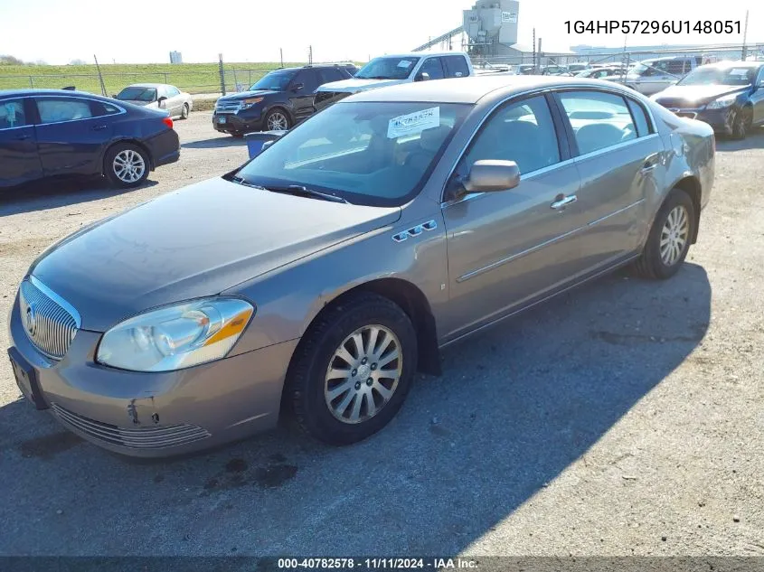 2006 Buick Lucerne Cx VIN: 1G4HP57296U148051 Lot: 40782578