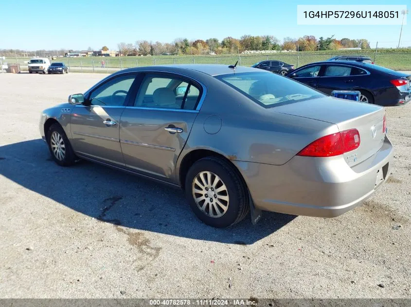 2006 Buick Lucerne Cx VIN: 1G4HP57296U148051 Lot: 40782578