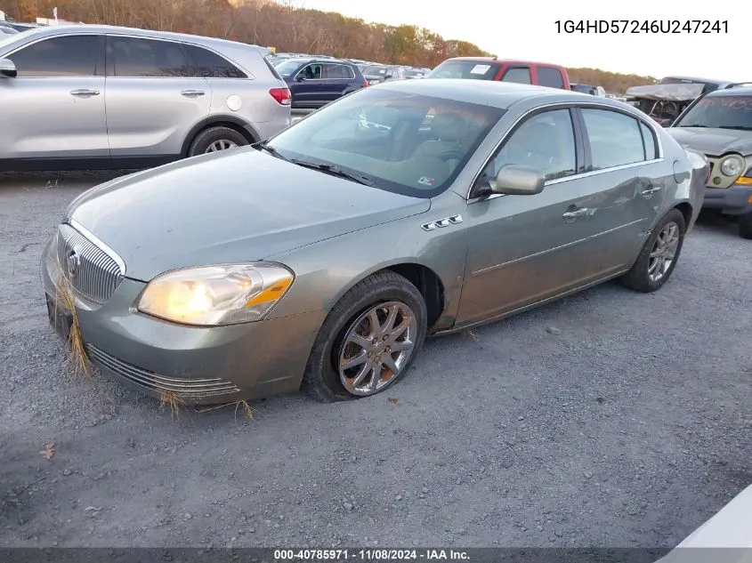 2006 Buick Lucerne Cxl VIN: 1G4HD57246U247241 Lot: 40785971