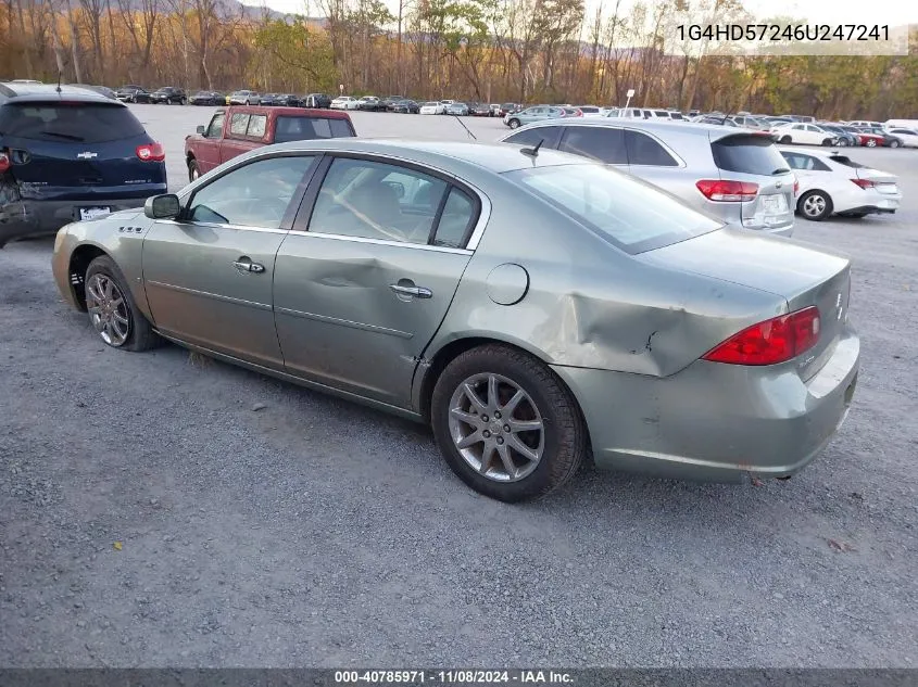 2006 Buick Lucerne Cxl VIN: 1G4HD57246U247241 Lot: 40785971