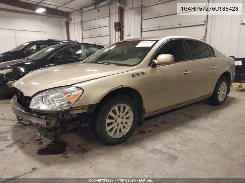 2006 Buick Lucerne Cx VIN: 1G4HP57276U185423 Lot: 40791226