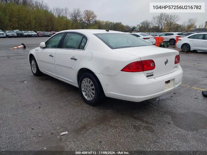 2006 Buick Lucerne Cx VIN: 1G4HP57256U216782 Lot: 40814713