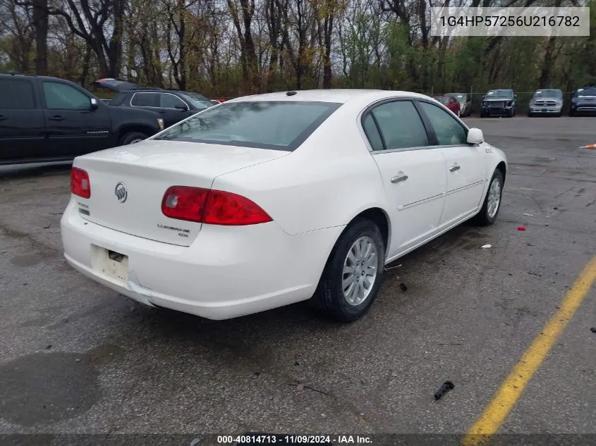 2006 Buick Lucerne Cx VIN: 1G4HP57256U216782 Lot: 40814713