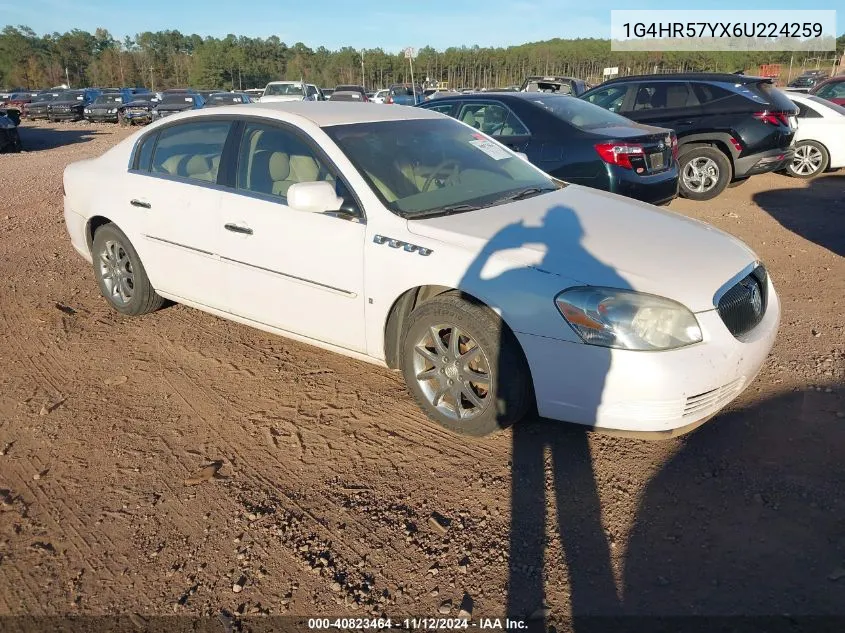 2006 Buick Lucerne Cxl VIN: 1G4HR57YX6U224259 Lot: 40823464