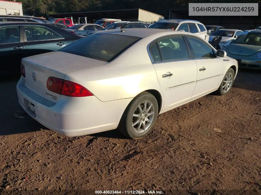 2006 Buick Lucerne Cxl VIN: 1G4HR57YX6U224259 Lot: 40823464