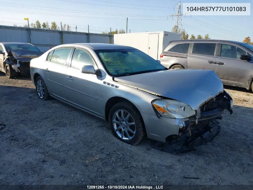 2007 Buick Lucerne VIN: 1G4HR57Y77U101083 Lot: 12091265