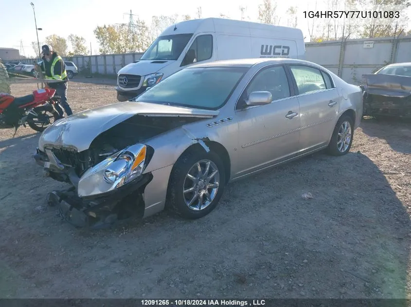 2007 Buick Lucerne VIN: 1G4HR57Y77U101083 Lot: 12091265