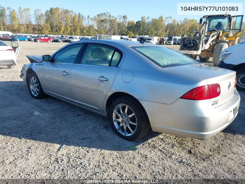 2007 Buick Lucerne VIN: 1G4HR57Y77U101083 Lot: 12091265