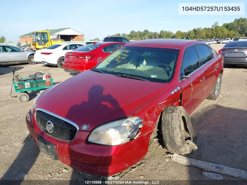 2007 Buick Lucerne VIN: 1G4HD57257U153435 Lot: 12110588