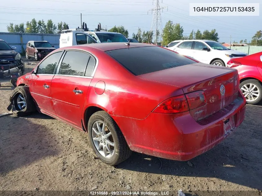 2007 Buick Lucerne VIN: 1G4HD57257U153435 Lot: 12110588