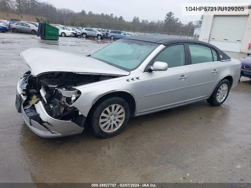 2007 Buick Lucerne Cx VIN: 1G4HP57217U129205 Lot: 38927707