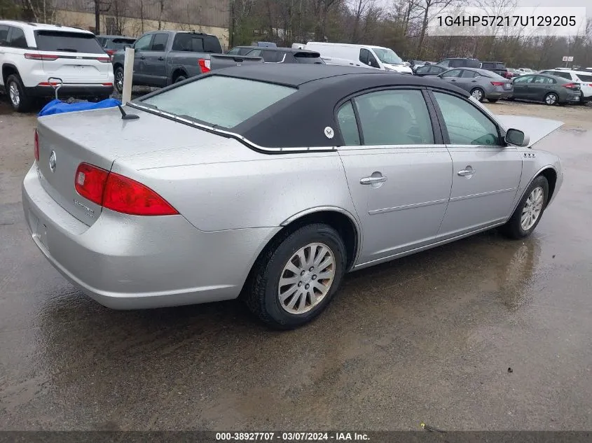 1G4HP57217U129205 2007 Buick Lucerne Cx