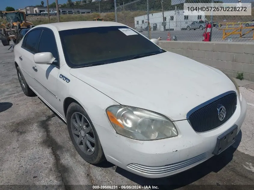 2007 Buick Lucerne Cxl VIN: 1G4HD57267U228272 Lot: 39586231