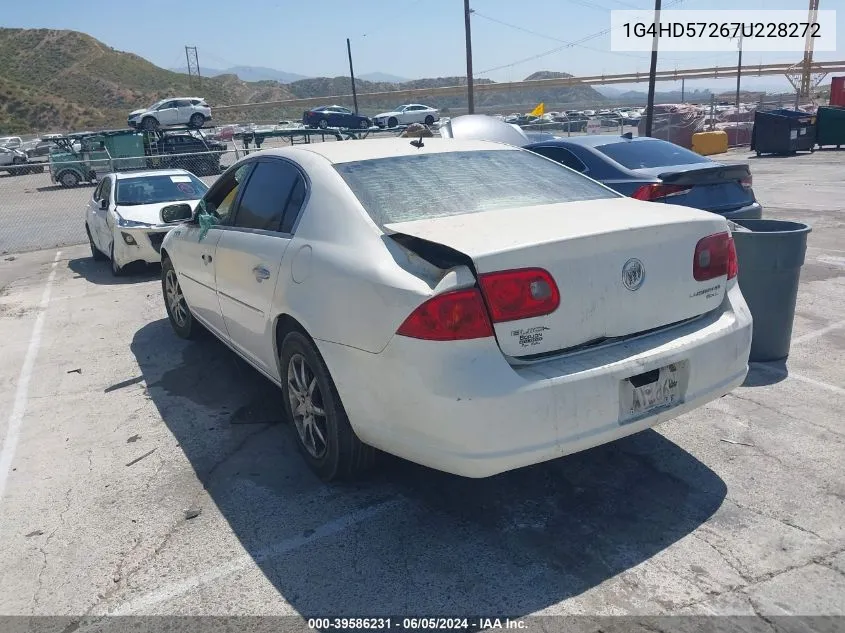 2007 Buick Lucerne Cxl VIN: 1G4HD57267U228272 Lot: 39586231