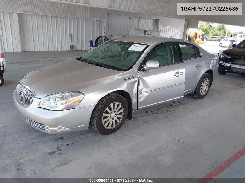 1G4HP57227U226686 2007 Buick Lucerne Cx