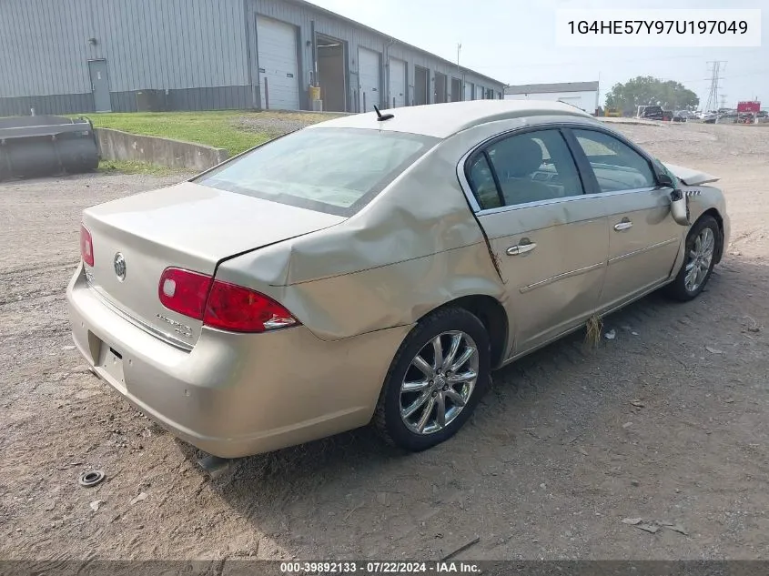 2007 Buick Lucerne Cxs VIN: 1G4HE57Y97U197049 Lot: 39892133