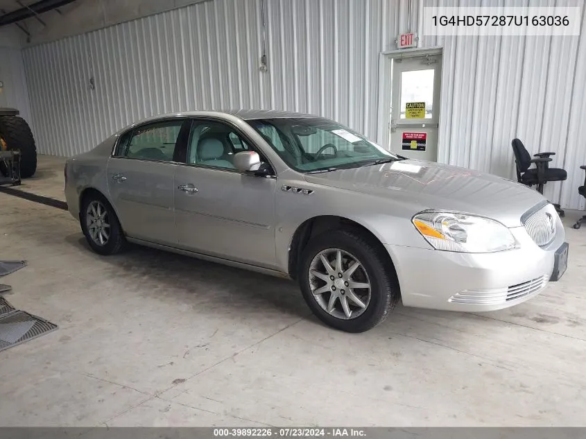 2007 Buick Lucerne Cxl VIN: 1G4HD57287U163036 Lot: 39892226