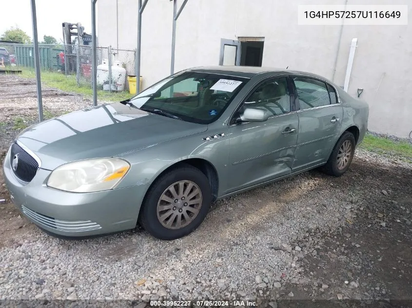 1G4HP57257U116649 2007 Buick Lucerne Cx