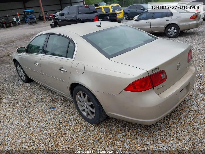 2007 Buick Lucerne Cxl VIN: 1G4HD57277U153968 Lot: 40258857