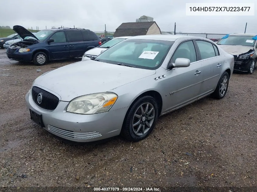 2007 Buick Lucerne Cxl VIN: 1G4HD572X7U223477 Lot: 40377079