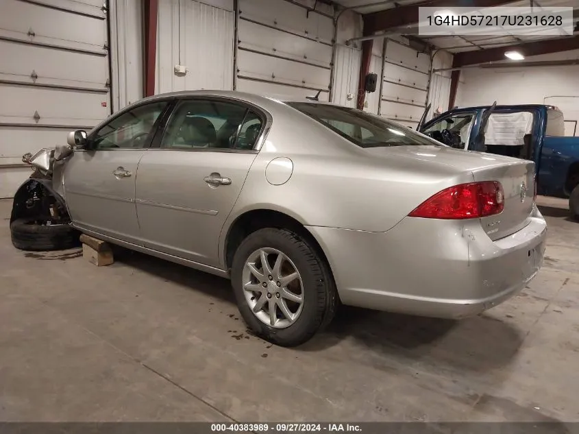 1G4HD57217U231628 2007 Buick Lucerne Cxl