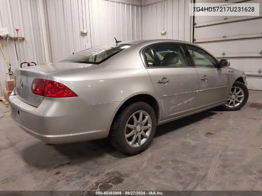 1G4HD57217U231628 2007 Buick Lucerne Cxl