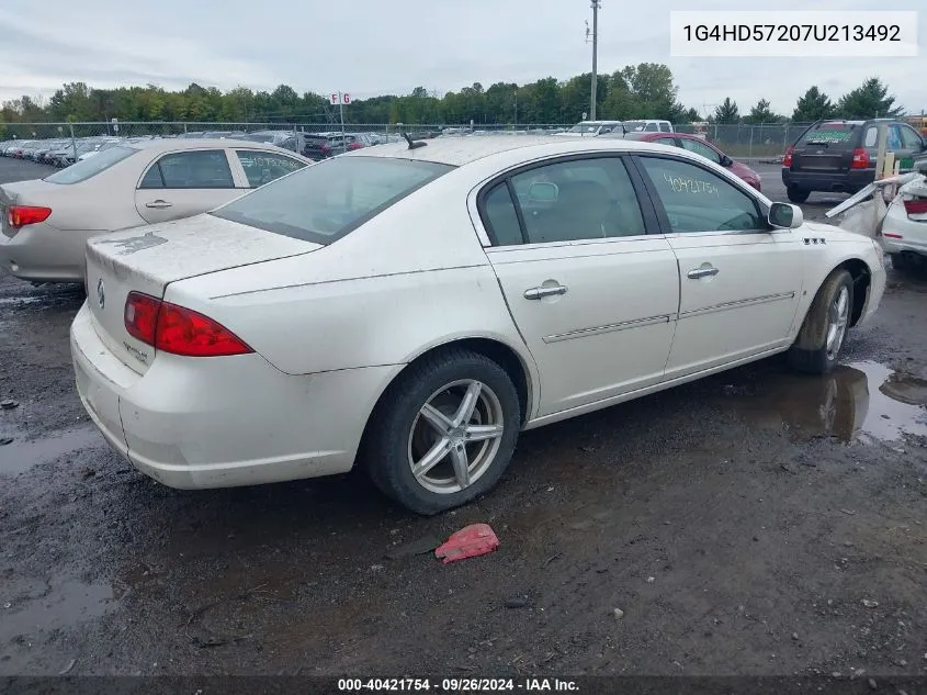 1G4HD57207U213492 2007 Buick Lucerne Cxl