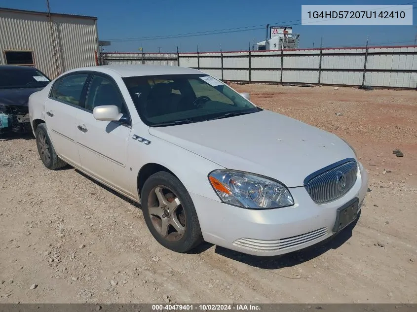 1G4HD57207U142410 2007 Buick Lucerne Cxl