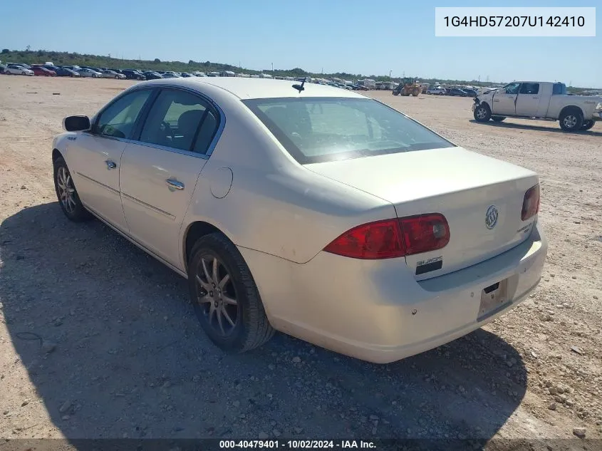 1G4HD57207U142410 2007 Buick Lucerne Cxl