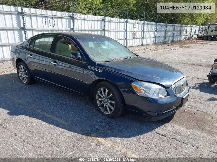 1G4HE57Y07U129934 2007 Buick Lucerne Cxs