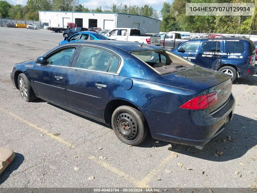 1G4HE57Y07U129934 2007 Buick Lucerne Cxs