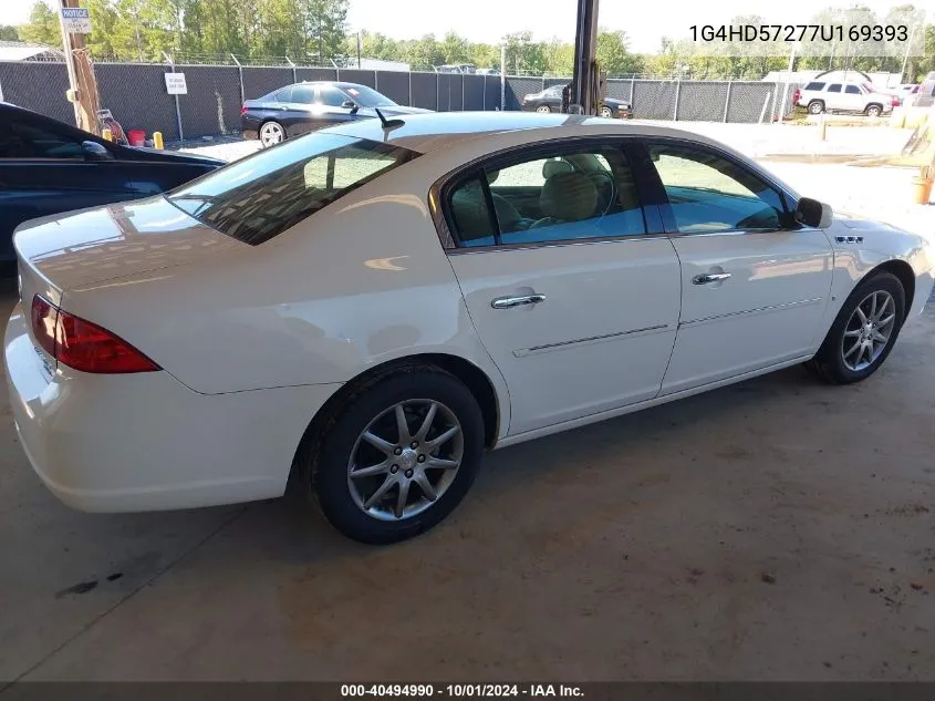 2007 Buick Lucerne Cxl VIN: 1G4HD57277U169393 Lot: 40494990