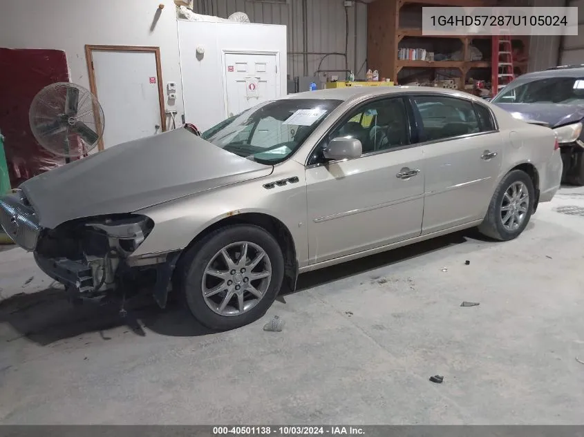 1G4HD57287U105024 2007 Buick Lucerne Cxl