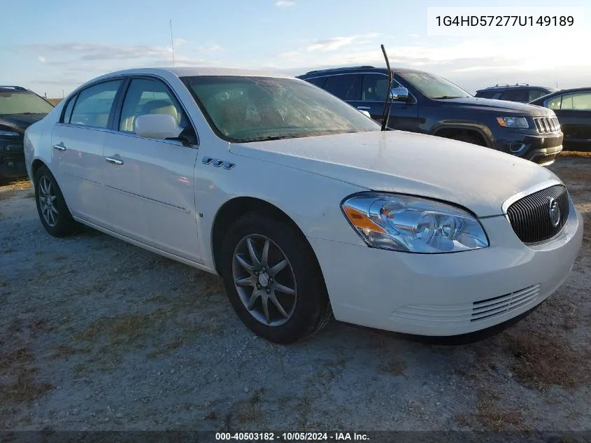 2007 Buick Lucerne Cxl VIN: 1G4HD57277U149189 Lot: 40503182