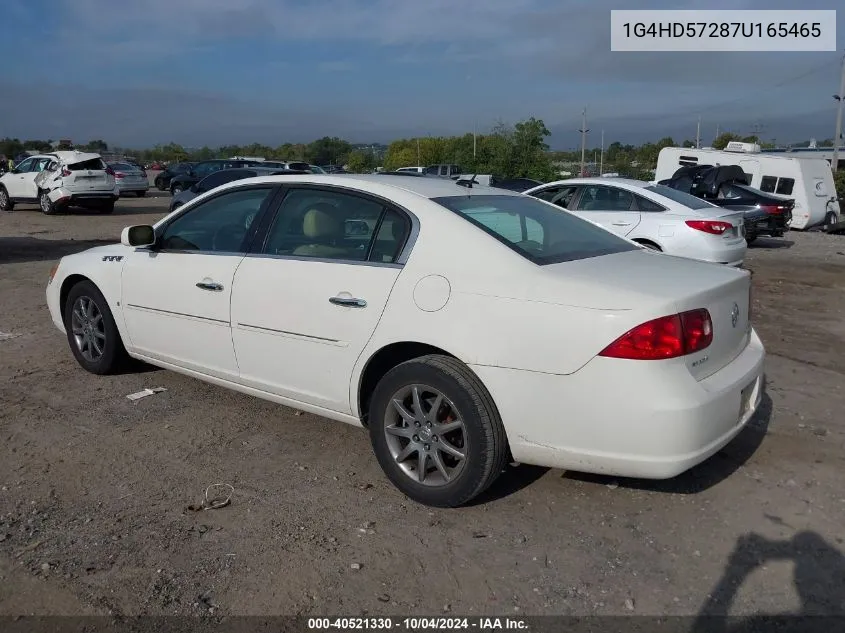 2007 Buick Lucerne Cxl VIN: 1G4HD57287U165465 Lot: 40521330